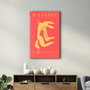 Wallity Pintura Decorativa de Vidrio Templado Multicolor 46 x 72 cm